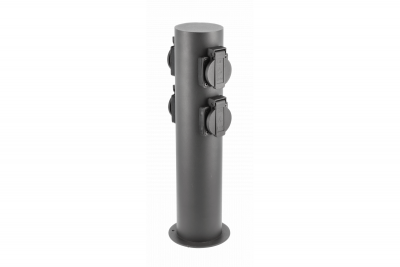 Decor Tuinpaal CORTA-P 36 IP54 AC220-240V 50-60Hz 4*Schuko aljzat max. 3500W oszlop grafit. 1208963859