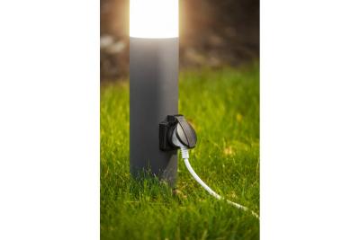 Decor CORTA-P 40 kerti lámpa E27 MAX.25W IP44 AC220-240V 50-60Hz csatlakozó max. 3000W oszlop grafit. 1208963861