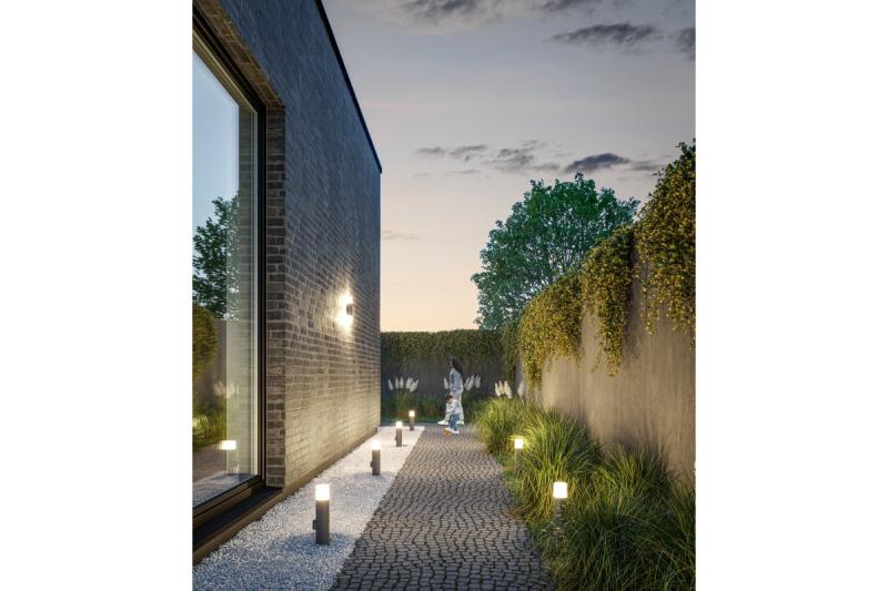 Decor CORTA-P 40 kerti lámpa E27 MAX.25W IP44 AC220-240V 50-60Hz csatlakozó max. 3000W oszlop grafit. 1208963861