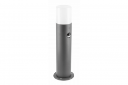 Dekor Kerti Lámpatest CORTA-P PIR 40 E27 MAX.25W IP44 AC220-240V 50-60Hz oszlop grafit. 1208963862