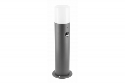 Dekor Kerti Lámpatest CORTA-P PIR 40 E27 MAX.25W IP44 AC220-240V 50-60Hz oszlop grafit. 1208963862