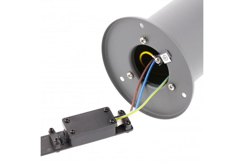 Decor Tuinarmatuur CORTA-P 80 E27 MAX.25W IP44 AC220-240V 50-60Hz antraciet paal. 1208963863