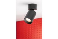 Plafonddoek FARGO aluminium 70x160mm IP20 max 20W kerek fekete. 1208963876