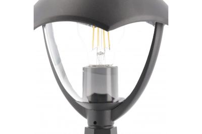 Dekor Kerti Világítás GRANDE-P 31 E27 MAX.60W IP54 AC220-240V 50-60Hz oszlop fekete. 1208963886