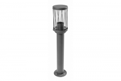 Décor KERTA-P 50 kerti lámpa E27 MAX.12W IP44 AC220-240V 50-60Hz grafitszínű oszlop 1208963907