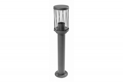 Décor KERTA-P 50 kerti lámpa E27 MAX.12W IP44 AC220-240V 50-60Hz grafitszínű oszlop 1208963907