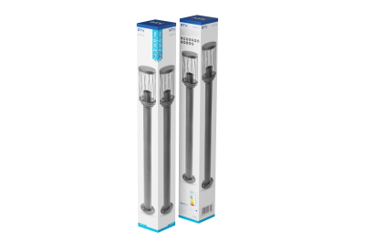 Decor KERTA-P 80 kerti lámpa E27 MAX.12W IP44 AC220-240V 50-60Hz grafit oszlop 1208963908