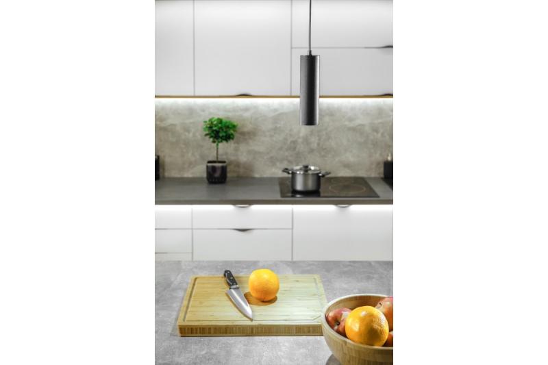 LAGOS GU10 alumínium függesztett lámpatest IP20 max. 20W fekete 1208963909