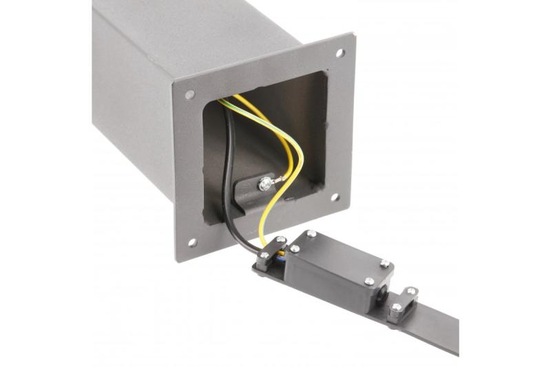 Decor Kerti Lámpatest LARGO-P PIR 50 E27 MAX.15W IP44 AC220-240V 50-60Hz oszlop grafit. 1208963920