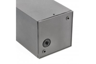 Decoreer Plafondarmatuur LENTO alumínium 100x130 IP54 max 35W négyzet grafit. 1208963923