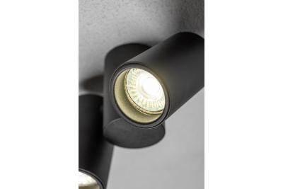 Dekor Plafonlámpa LUPO alumínium 17.5x5.6x11.5 IP20 2*GU10 max. 50W kerek fekete. 1208963926