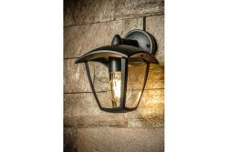 Decor Tuinarmatuur MARINA-AD E27 MAX.20W IP54 AC220-240V 50-60Hz egyenes alsó fali lámpa fekete. 1208963929