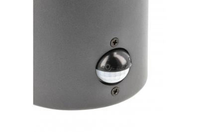 Decor Tuinarmatuur MEDIO-AU PIR E27 MAX.15W IP54 AC220-240V 50-60Hz felső falilámpa grafit. 1208963938