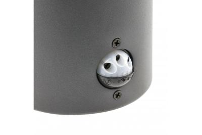 Decor Tuinarmatuur MEDIO-AU PIR E27 MAX.15W IP54 AC220-240V 50-60Hz felső falilámpa grafit. 1208963938
