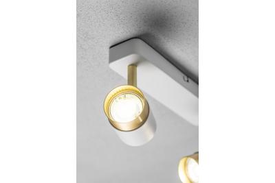 Decor Mennyezeti lámpatest ORIO alumínium 24.0x5.5x14.0 IP20 2*GU10 max. 50W kerek fehér. 1208963964