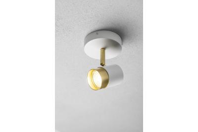 Decor Plafondarmatuur ORIO aluminium 11,6x5,6x11,5 IP20 1*Gu10 max. 50W rond wit. 1208963968
