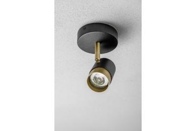 Decor Mennyezeti lámpatest ORIO alumínium 11.6x5.6x11.5 IP20 1*Gu10 max. 50W kerek fekete. 1208963969
