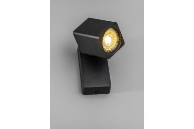 Dekor Fali lámpatest RENO alumínium IP20 max. 20W egyetlen négyzet fekete. 1208963978
