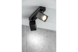 Decor Plafondlámpa RENO alumínium IP20 max. 20W*2 dupla négyzet fekete. 1208963980