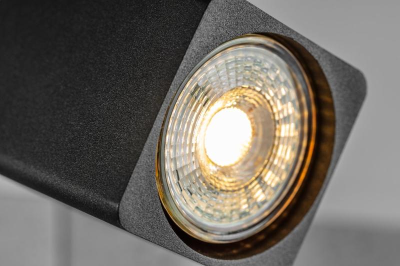 Decor Plafondlámpa RENO alumínium IP20 max. 20W*2 dupla négyzet fekete. 1208963980