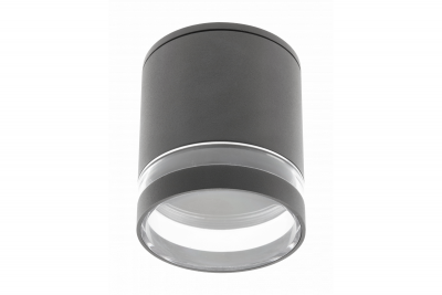 Plafondddecoratie RIVEN alum 102x120 IP54 MAX.35W rond grafiet. 1208963984