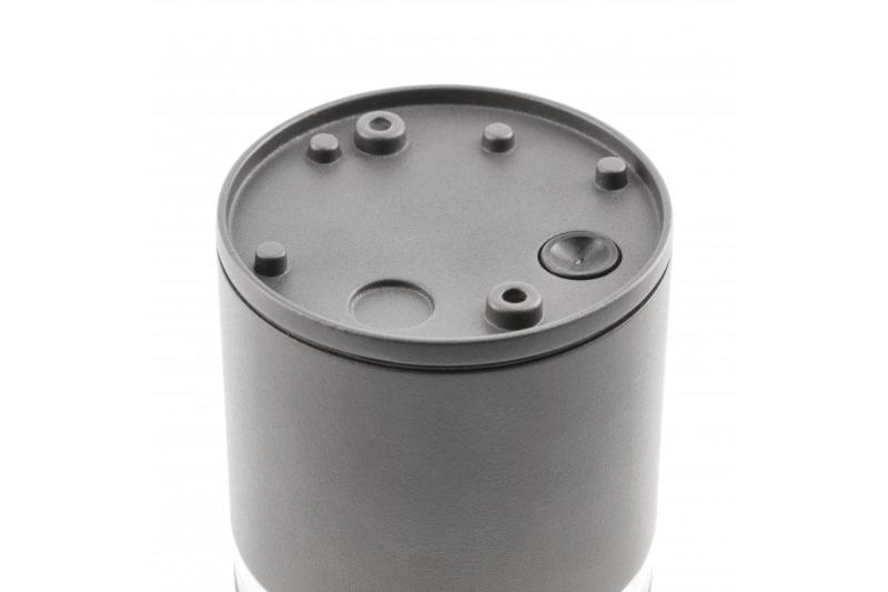 Plafondddecoratie RIVEN alum 102x120 IP54 MAX.35W rond grafiet. 1208963984