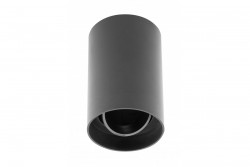Plafonddíszlámpa RESTO PC φ80x125mm IP20 max 20W kör fekete. 1208963985