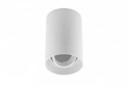 Plafonddíszlámpa armatúra RESTO PC φ80x125mm IP20 max 20W kerek fehér. 1208963986