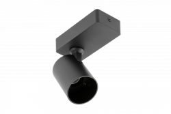 Decor Fali lámpatest SANTO alumínium IP20 max. 20W egyedi kör alakú fekete. 1208963993