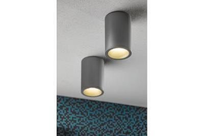 Decor SENSA AQUA mennyezeti lámpa alumínium 85x115 IP54 max 50W kör alakú szürke. 1208964008