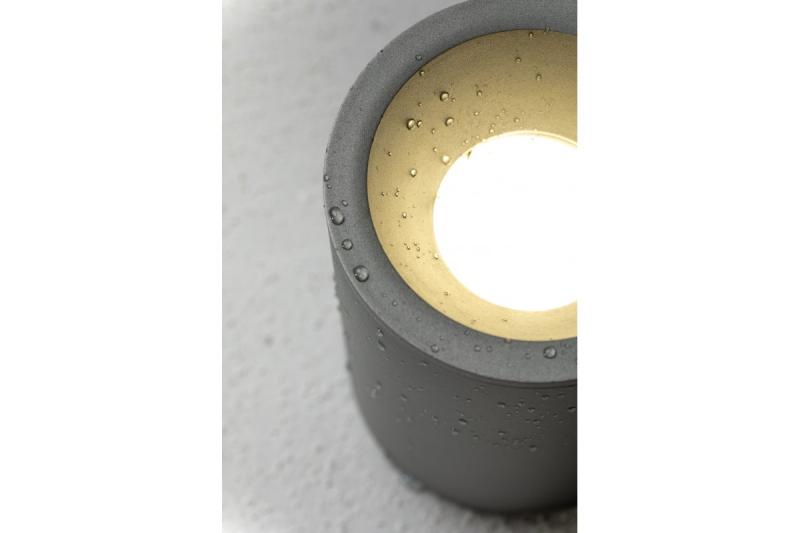 Decor SENSA AQUA mennyezeti lámpa alumínium 85x115 IP54 max 50W kör alakú szürke. 1208964008