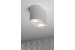 Decor Plafonlámpa armatúra SENSO DUO alumínium 83x165x110 IP20 MAX 50W kerek fehér. 1208964010