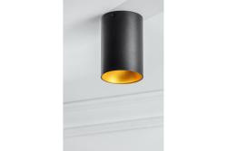 Decor Plafonddísz TENSA alumínium 96x140 IP20 GU10 kerek fekete. 1208964018