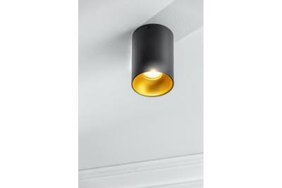 Decor Plafonddísz TENSA alumínium 96x140 IP20 GU10 kerek fekete. 1208964018