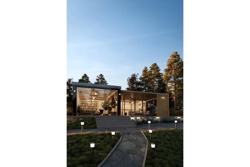 Decoratieve Tuinverlichting TORO-P 50 E27 MAX.15W IP54 AC220-240V 50-60Hz paal zwart. 1208964024