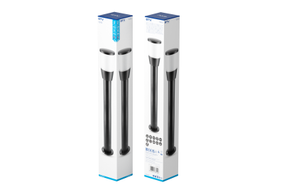 Decoratieve Tuinverlichting TORO-P 80 E27 MAX.15W IP54 AC220-240V 50-60Hz paal zwart. 1208964025