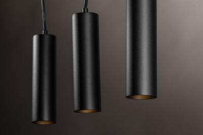 Decor Opgehangen armatuur TRESOS II 3xGU10 alumínium IP20 max. 3x20W fekete. 1208964030