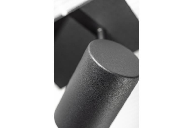 Decoreer Plafondlamp VENETO IP20 max. 20W 1 x GU10 rond zwart. 1208964036