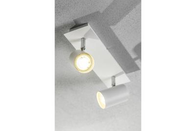 Dekorációs mennyezeti lámpatest VENETO IP20 max. 20W 2 x GU10 kerek fehér. 1208964037