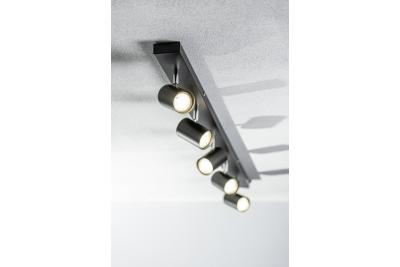 Decor Plafonddísz VENETO IP20 max. 20W 5 x GU10 kerek fekete. 1208964044