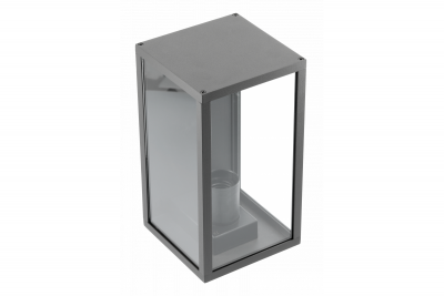 Decor Tuinklamp VENTANA-AU E27 MAX.20W IP54 AC220-240V 50-60Hz felső falilámpa egyenes fekete. 1208964048