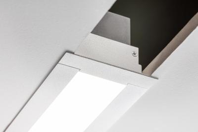 Decoratieve kader voor inbouwmontage van LUNA armatuur 120 cm wit. 1208965298