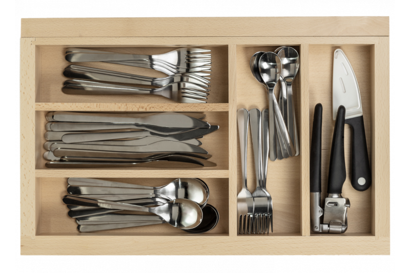 Decor Cutle Evőeszköztartók Állítható evőeszköztartó Szín Bükk 1208966290