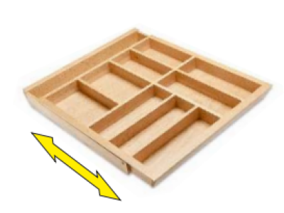 Decor Cutle Evőeszköztartók Konyhai Állítható Evőeszköz Szervező 1208966292