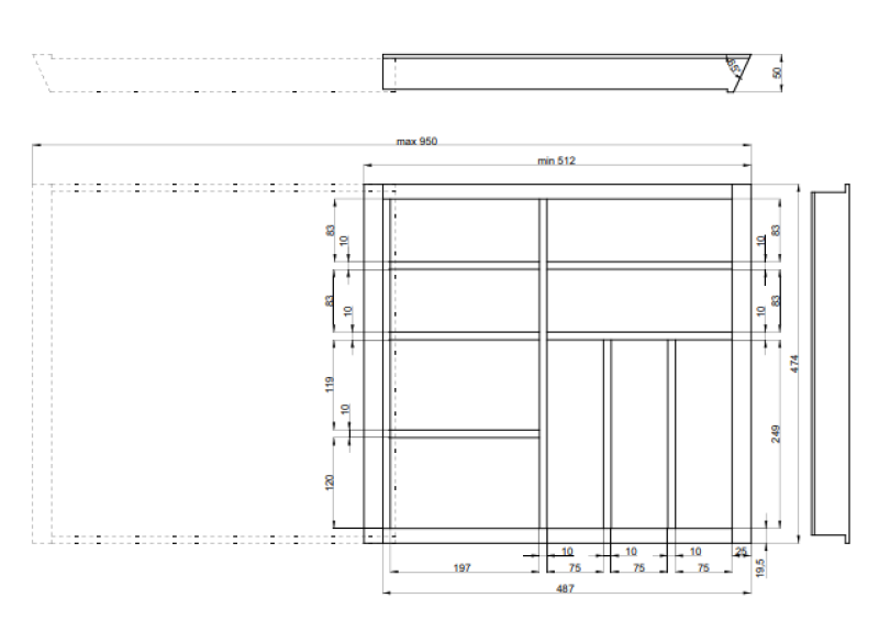 Decor Cutle Evőeszköztartók Konyhai Állítható Evőeszköz Szervező 1208966292