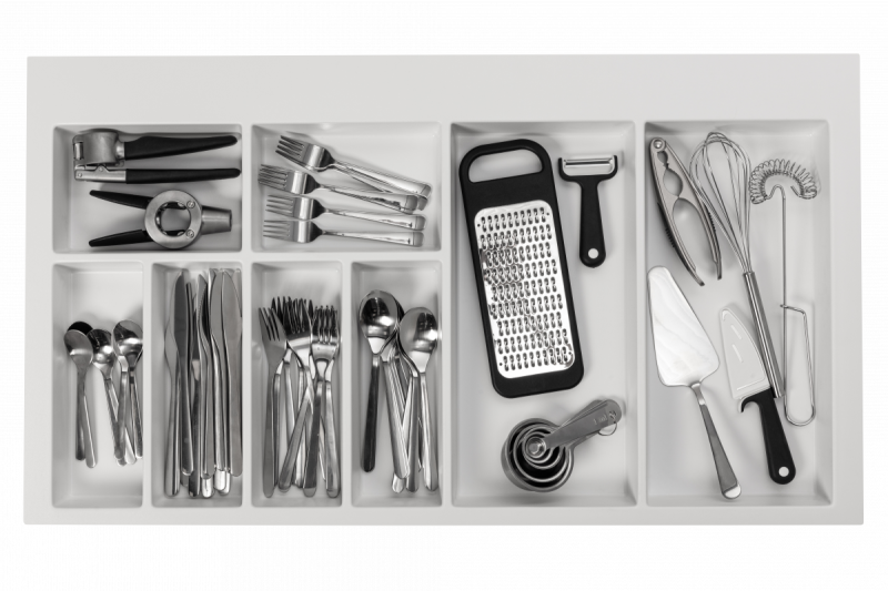 Decor Cutle Evőeszköztartó Betét Konyhai Fiókhoz 900 Fehér 1208966381