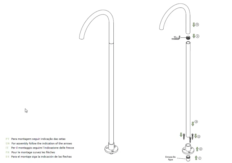 Waterevolution Flow vrijstaande wastafelkraan uitloop PVD Geborsteld licht goud T1677WGE

Waterevolution Flow szabadon álló mosdócsaptelep kifolyó PVD csiszolt világos arany T1677WGE