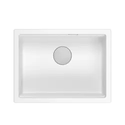 Quadri Newport II fehér gránit aláépíthető mosogató fehér 560x450 mm 1208966922