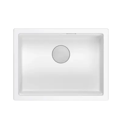 Quadri Newport II fehér gránit aláépíthető mosogató fehér 560x450 mm 1208966922