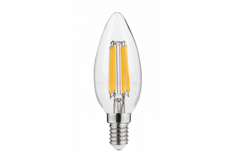 LED FÉNYFORRÁS, FILAMENT, A-G, C35, 4000K, E14, 5,8W, AC220-240V, 360°, 640lm, 50mA 1208966965